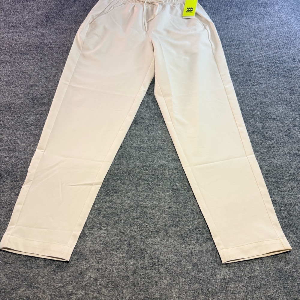 all in motion Men's Cream Drawstring Joggers